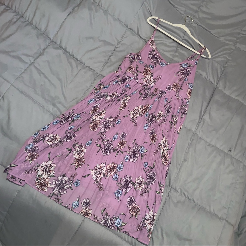 Lilac floral dress torrid